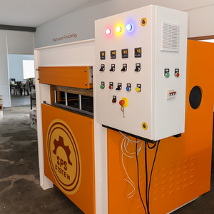 Máquina de Alta Producción para Fabricar Platos Desechables de Pizza de 9 Cavidades y 12 Pulgadas, de Montaje en Suelo, para Producción a Gran Escala - Product Image 1