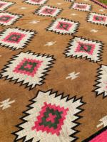 Handmade 100% Natural Wool Jute Flat Pile Extra Thick Rugs Floor Carpet Tiles Soft Indian Abstract Supplier Latest Design