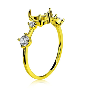 Anillo de Plata de Ley 925 pera en blanco 6x8mm joyería DIY, joyería fina chapada en oro, anillo grabable personalizable para mujeres y hombres - Product Image 5