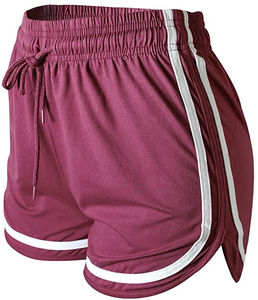 Short d'été de yoga personnalisé 2025 Short de yoga 2 en 1 pour femme avec tissu à séchage rapide et short à poches en maille - Product Image 1