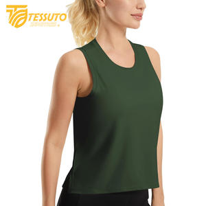 Femme Workout Wear Sport Yoga Tank Top pour Gym Débardeurs imprimés personnalisés de haute qualité pour les femmes Thick Strap Gym Débardeurs pour femmes - Product Image 4
