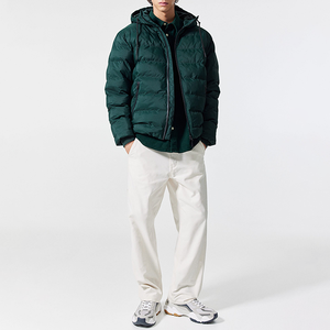 Men's Solid Fashion Casual Cotton-<b>Padded</b> Winter <b>Jacket</b> Warm Parkas <b>Hooded</b> Coat for Outdoor Hiking High Quality Winter Outwear - Product Image 2