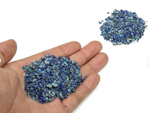 Puces de lapis lazuli en cristal naturel de haute qualité en vrac guérissant l'artisanat folklorique de quartz pour la décoration par Aalif cristal et agate - Product Image 2
