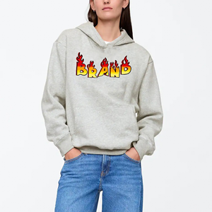 Haute qualité femmes sweats à capuche 100% coton surdimensionné pull femmes sweat Streetwear à la mode Hip Hop sweats à capuche femmes - Product Image 1