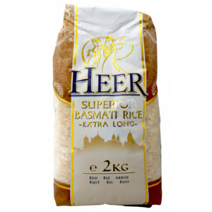 Arroz Basmati Extra Largo, Suave y Seco, 100% Original, Grado Premium HEER, 1 kg - Product Image 3