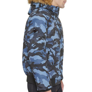 Veste d'hiver décontractée pour homme avec capuche en fausse fourrure, vêtements d'extérieur tendance urbaine, manteau d'hiver en fausse fourrure à capuche pour homme, design de créateur - Product Image 6
