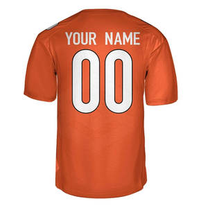 Camiseta de Fútbol Americano Personalizable 100% Poliéster, Color y Talla a Medida, Manga Corta de Verano, Secado Rápido, con Nombre de Equipo Personalizado - Product Image 5