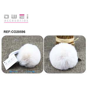 พวงกุญแจแก้วปอมปอมเดอโกมา24ชิ้น/ซีที่มีดีไซน์เป็นเอกลักษณ์ - Product Image 1