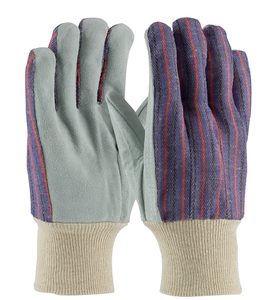 Swelder Offre Spéciale 10.5 pouces en cuir de vache fendu rouge pleine paume gréeur gant de travail de soudage - Product Image 6