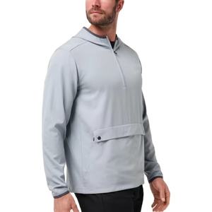Pullover de golf confortable et léger en polyester respirant, avec col et fermetures éclair, idéal pour le golf, avec fermeture éclair quart de tour - Product Image 3