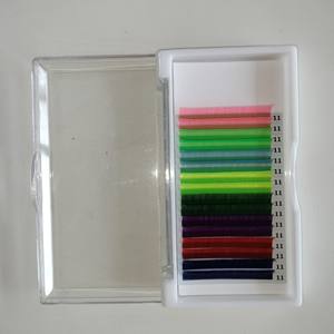 Bandejas de extensión de pestañas de Cachemira de terciopelo personalizado mate oscuro Premium JB/C/D Aplicación de belleza Mezcla de longitud Extensiones de pestañas de 0,15mm - Product Image 6