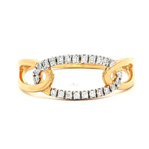 Bague en or jaune 10K 14K 18K de qualité supérieure avec diamant Celosia pour femmes 0,35 Ct Coupe ronde Diamant de laboratoire cultivé Fournisseur de bijoux en gros - Product Image 6