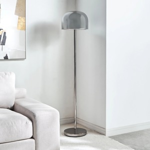 Moderna sala de estar de lujo decoración del hogar elegante forma de hongo lámpara de pie de tela blanca elegante soporte dorado LED para uso en el hogar y la Oficina - Product Image 1