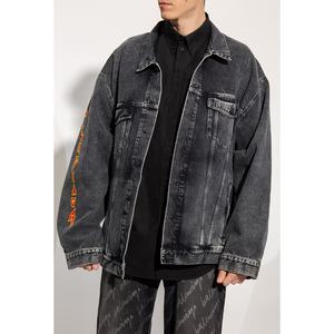 Chaquetas vaqueras de moda para hombre, Tops de manga larga, abrigo vaquero Vintage rasgado, ropa para hombre, 2022 - Product Image 1