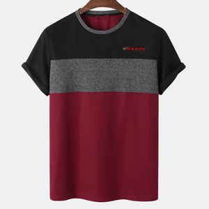 T-shirt pour homme personnalisé, 100% coton, haute qualité, écologique, respirant, manches courtes avec impression personnalisée - Product Image 1