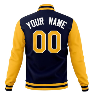 Chaqueta de béisbol unisex para hombre, chaquetas universitarias para escuela secundaria, estilo bombardero de piloto, moda informal, abrigo de invierno de lona para escuela secundaria - Product Image 2