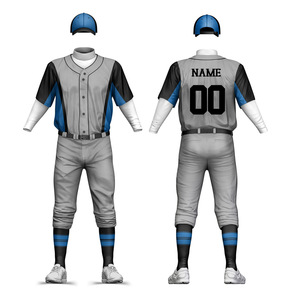 เครื่องแบบเบสบอลวัสดุโพลีเอสเตอร์สำหรับผู้ชายผู้หญิงเครื่องแบบเบสบอลดีไซน์ใหม่ - Product Image 4