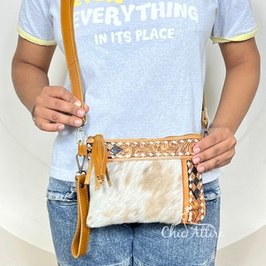 กระเป๋าสะพายไหล่ใบเล็กสำหรับผู้หญิง, กระเป๋าหนังวัวแท้สะพายข้างเป็นเครื่องมืออุปกรณ์มือสินค้ามาใหม่2025 - Product Image 1