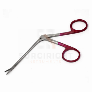 Pinzas de cocodrilo de fuerza ENT Handel de color rojo, pinzas de oreja de acero inoxidable, pinzas de Cirugía de cocodrilo de Surgiright Instrument - Product Image 2