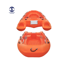 3.5M 4.3M 2-8 personnes PE plastique bateaux de pêche Pack radeau voile sauvetage d'urgence utilisé bateau de pêche indonésien
