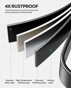 Jabonera para Baño, Diseño que Ahorra Espacio, Acero Inoxidable, Reutilizable, Lavable, Personalizable, Moderna, Apta para Instalación en Ducha - Product Image 2