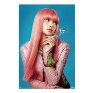 Lisa <b>Poster</b> by for Blackpink Modern Style Pink Lalisa Manobal Wall Art Made of Paper - Product Image 1