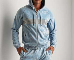 Sweat à capuche en sherpa surdimensionné unisexe de haute qualité OEM, sweat à capuche en polaire personnalisé Ninja pour hommes - Product Image 1