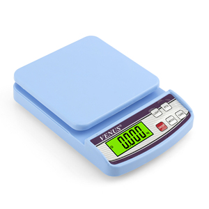 Balance de cuisine numérique Venus SF-400A, capacité 10 kg, résolution 1 g, fonctionne avec piles AAA, arrêt automatique, couvercle en plastique - Product Image 1