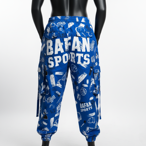 Pantalones Holgados para Mujer, Tela de Poliéster GSM Premium, Estampado por Sublimación en Toda la Superficie, Estilo Cargo, Logotipo Personalizado, Pantalones Holgados en Venta - Product Image 2