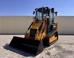 Chargeuse rétro JCB 1CX avec chargeuse à chenilles, tracteur à direction à glissement, capacité de levage de 4 tonnes, roulement moteur, engin de chantier - Product Image 3