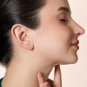 92.5 <b>Silver</b> <b>Stud</b> <b>Earrings</b> Heart Shaped 191575 for Gift - Product Image 4
