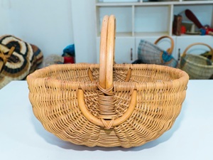 Decorative Rattan <b>Basket</b> New Designs & Colors <b>for</b> <b>Gift</b> & Picnic Use - Product Image 2