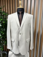 Costume d'élite professionnel pour homme, grande taille, en viscose et polyester de qualité turque, anti-plis, croisé, pour affaires et occasions décontractées