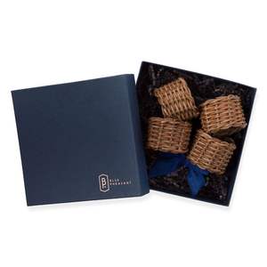 Vente en gros pas cher Anneau de serviette en rotin pour décoration de table avec strass et bling Anneau à boucle pour serviette de table - Product Image 3