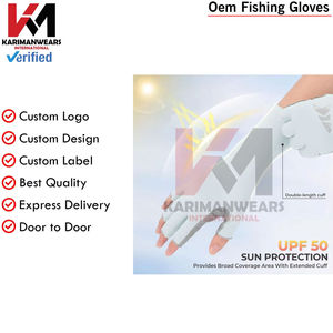 Custom <b>Fishing</b> <b>Gloves</b> for Men and Women Breathable Stretch Fabric <b>Gloves</b> with Adjustable Wrist Strap - Product Image 2