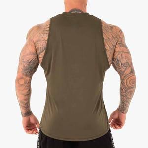 Camiseta sin Mangas para Hombre al por Mayor, Logotipo Personalizado, 100% Algodón, Camiseta Deportiva para Gimnasio, Modelo 2026 - Product Image 6