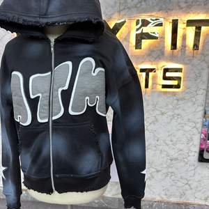 Top qualité réglable prix le plus demandé fermeture éclair à capuche bouffée imprimé fabriqué en usine pas cher prix sweats à capuche hommes sweats à capuche - Product Image 5