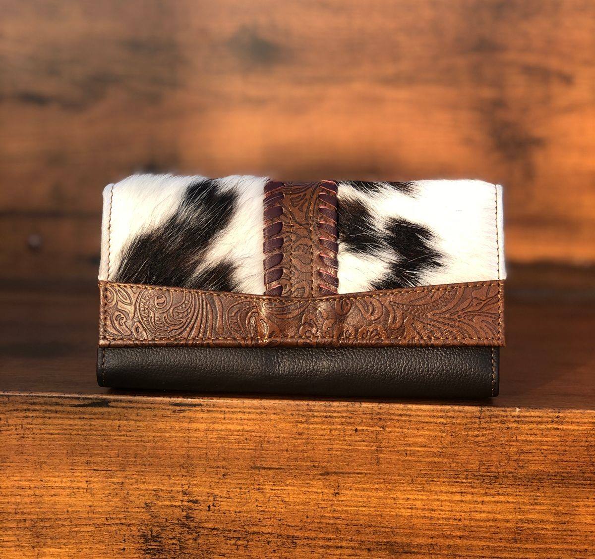 Brown With Embossed Print