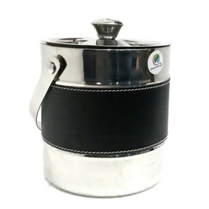 Recién llegado, cubo de hielo hecho de Metal galvanizado, Enfriador de vino y cerveza, uso de Barware, bañeras de bebidas con mango de madera de la India - Product Image 4