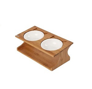 Cuenco de comida de madera ecológico para perros y gatos, nuevo diseño, tamaño personalizable, artesanías AZ - Product Image 3