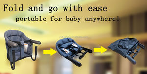 Juego <span class=keywords><strong>de</strong></span> silla <span class=keywords><strong>de</strong></span> mesa rápida <span class=keywords><strong>plegable</strong></span> compacta portátil moderna, accesorio seguro, <span class=keywords><strong>trona</strong></span> <span class=keywords><strong>de</strong></span> Metal con gancho para bebé para <span class=keywords><strong>viaje</strong></span>, silla para bebé y niño - Product Image 6