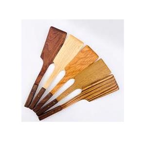 Utensilios de cocina de madera con mango, cucharas de cocina de madera, Juego de 2 herramientas de cocina para cocinar - Product Image 6