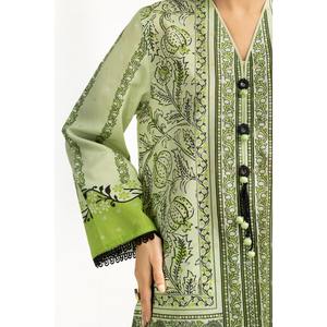 Traje de Satén Estampado con Lurex Jacquard de 3 Piezas IUSTKSD-1356 - Product Image 6