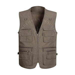 Chaleco de hombre superventas, nuevo diseño de moda, ropa de calle de lona, ropa exterior informal lavable para invierno, chaleco de tamaño personalizado - Product Image 1