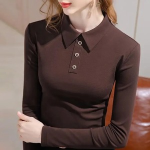 Chemise unie respirante de qualité supérieure pour femmes 100% polos en coton bio pour femmes polos au design élégant et tendance - Product Image 6