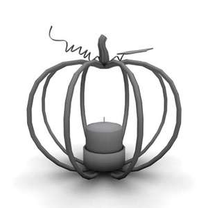 Rustic Iron <b>Birdcage</b> Candle Holder - Product Image 2