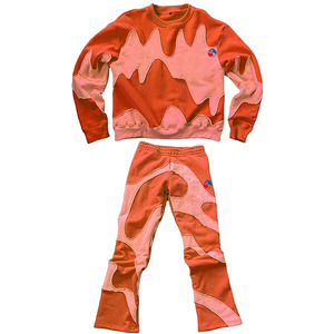 Conjunto de ropa deportiva informal para exteriores de talla grande para hombre, chándal cómodo de manga larga con capucha, pantalones de chándal estampados sólidos para invierno - Product Image 5