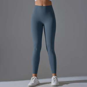 Pantalones de Gimnasio Transpirables de Alta Calidad para Mujer, Talla Grande XL, Leggings de Yoga a Cuadros Personalizables, Cintura Elástica, Cintura Alta - Product Image 5