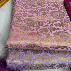 Tela de brocado jacquard para ropa de niños Tela decorativa bordada Premium lista para envío al por mayor Boutiques de exportación - Product Image 1