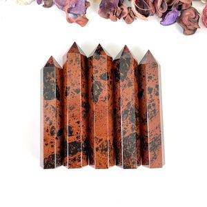 Torre de cristal K9 pulido, punto de cristal de cuarzo rojo, protección de puesta a tierra, equilibrio de Chakra, decoración del hogar Feng Shui - Product Image 4